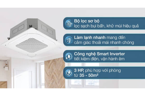 Điều hòa âm trần LG ZTNQ30GNLEO/ZUAC1 – Giải Pháp Làm Mát Tối Ưu
