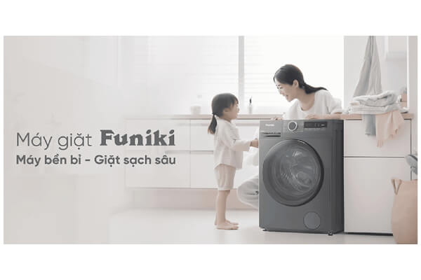 Máy giặt Funiki inverter 12.5kg sở hữu những đặc điểm đáng chú ý