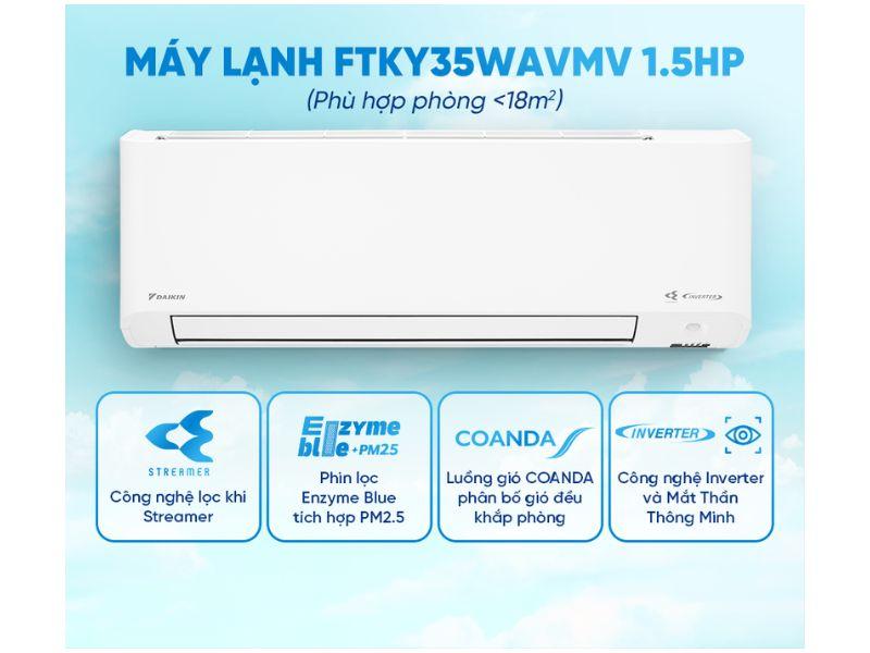 Giá điều hòa 2 chiều Daikin FTHF25XVMV và những ưu điểm nổi bật