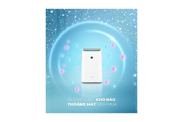 Máy Lọc Không Khí Sharp Hút Ẩm DW-E16FA-W: Bí Quyết Giữ Sạch Và Khô Thoáng Không Gian Sống!
