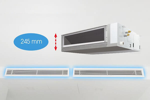 3 mẫu điều hòa nối ống gió inverter công suất cao cho nhà hàng hay cửa hàng, siêu thị