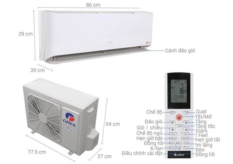 So sánh điều hòa Gree và LG