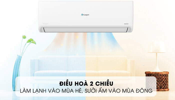 Hướng dẫn sử dụng điều hoà 2 chiều casper