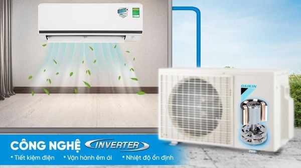 Daikin FTKB25YVMV ưu tiên thiết kế, công nghệ, kiểu dáng mỏng gọn và màu sắc trang nhã