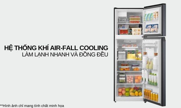 Công nghệ inverter giúp tủ lạnh Toshiba Inverter GR-RT435WEA-PWV(06)-MG tiết kiệm năng lượng và bảo quản thực phẩm hiệu quả.