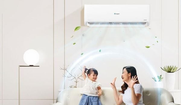 Công nghệ Smart Air Flow của Casper giúp không khí được phân bổ đồng đều khắp phòng, giúp người dùng cảm thấy thoải mái