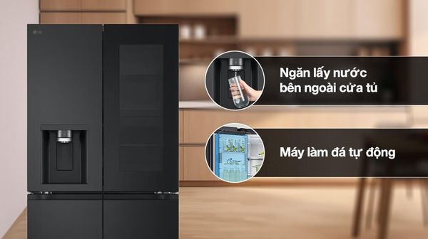 Ngăn chứa rau củ quả của tủ lạnh LG LF150BLMAI được thiết kế đặc biệt để giữ rau củ tươi lâu hơn nhờ nhiệt độ và độ ẩm tốt