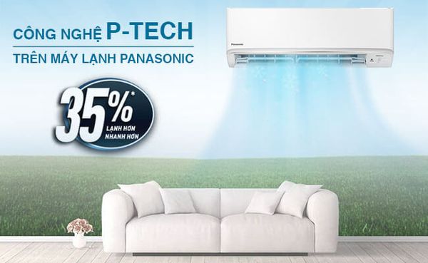 Công nghệ làm lạnh nhanh Powerful của Panasonic giúp điều hòa hạ nhiệt độ phòng chỉ trong vài phút