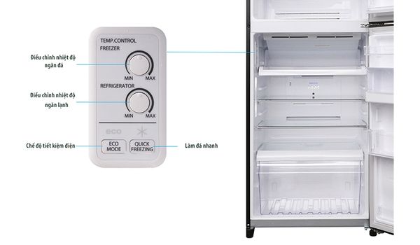 bảng điều khiển tủ lạnh Toshiba