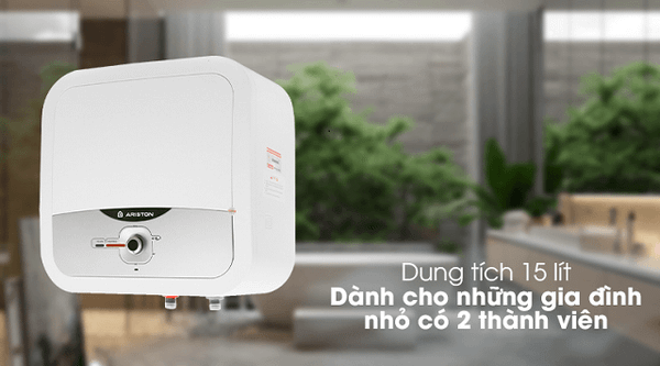 Bình nóng lạnh Ariston Slim3 15 RS có công nghệ làm nóng tiên tiến giúp nước nóng nhanh chỉ trong vài phút.