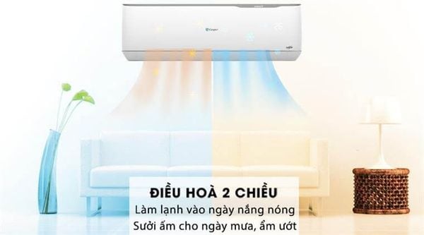 Điều hòa Casper 000BTU dành cho phòng có diện tích lớn hơn, thường là phòng khách hoặc văn phòng có diện tích từ 20 đến 30 mét vuông.