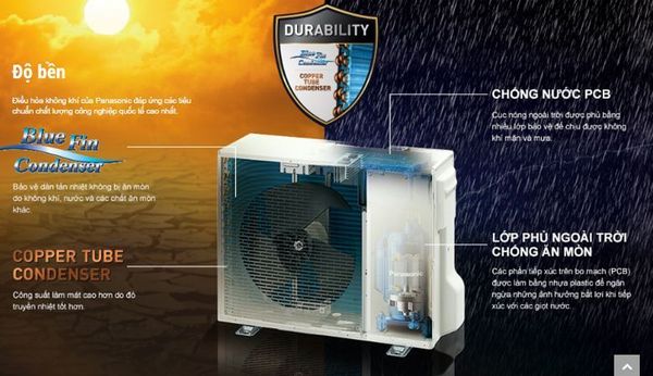 Công nghệ Inverter Tiên tiến Panasonic CU-4U28YBZ giảm đáng kể lượng điện tiêu thụ.