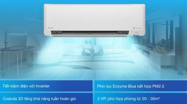 Điều hòa có độ ồn thấp thường rơi vào 20–30 dB, phù hợp cho phòng ngủ, phòng làm việc