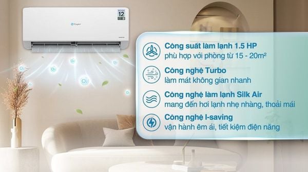 Điều hòa Casper QC-12IS36 có chế độ Sleep Mode, tự động điều chỉnh nhiệt độ cho nhu cầu của người dùng vào ban đêm