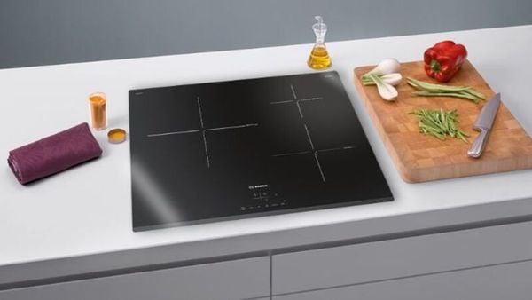 Review 5 lý do người tiêu dùng không nên bỏ qua bếp từ BoschPXY60 1JW1E 4 vùng nấu series 6. Công Nghệ FlexInduction