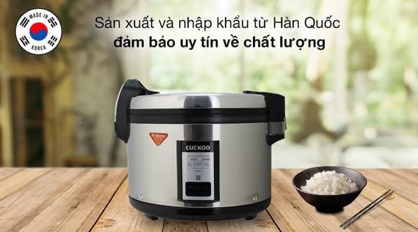 Nồi cơm điện Cuckoo CR-3521 có màu sắc hấp dẫn và thiết kế sang trọng.