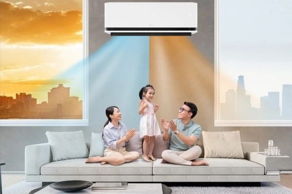 LG IDC09M1 được trang bị bộ lọc không khí 3 lớp, có khả năng loại bỏ bụi mịn PM2.5