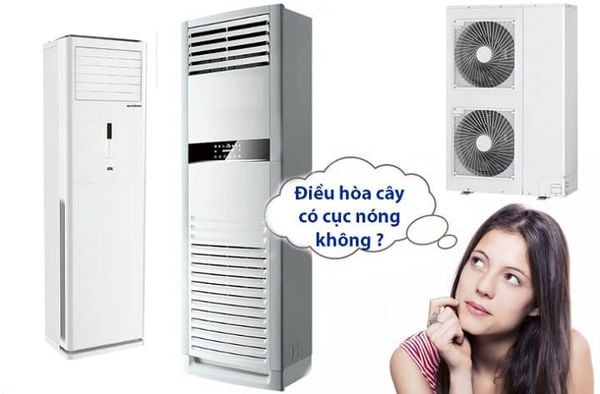 Điều hòa cây có cục nóng không? Cục nóng điều hòa cây ở đâu? Điều Hòa Cây LG APNQ24GT3E4