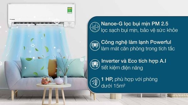 Panasonic CU/CS-PU18XKH-8 Inverter 18000BTU—Giá cả phải chăng, hiệu suất mạnh mẽ