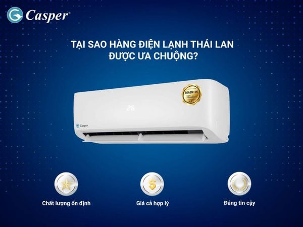 Công nghệ Turbo Cooling của Casper 12000BTU là một trong những tính năng nổi bật của nó