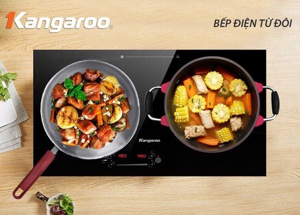 BẾP ĐIỆN TỪ ĐÔI KANGAROO KG435I Hiện Đại