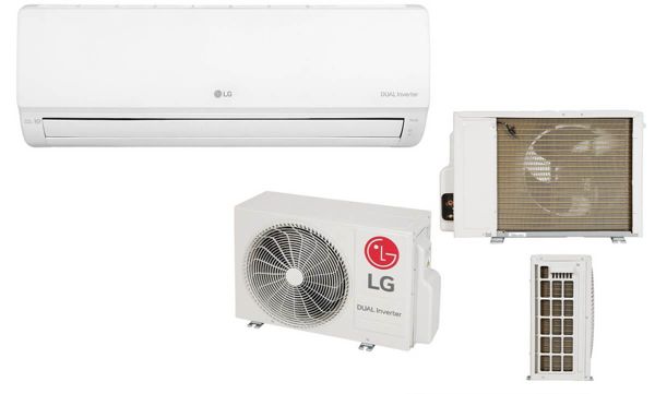 Điều hòa LG IEC09M1 sở hữu thiết kế tối giản nhưng không kém phần sang trọng.