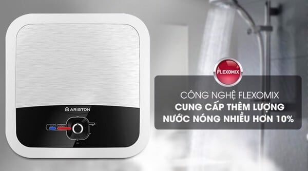 Bình nóng lạnh Ariston ANDRIS2 15RS có khả năng tiết kiệm năng lượng nhờ công nghệ Inverter.