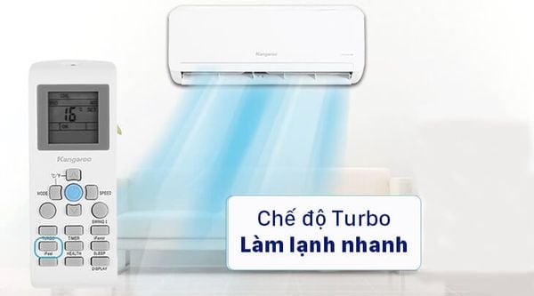 Một tính năng đặc biệt của điều hòa là chế độ làm lạnh nhanh, có thể là Turbo Cool, Fast Cool hoặc Quick Cool, tùy theo hãng