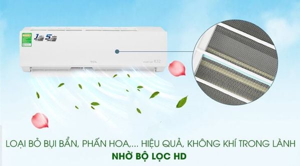 dàn tản nhiệt của điều hòa TCL được làm bằng đồng và được phủ lớp chống ăn mòn, giúp tăng tuổi thọ của máy