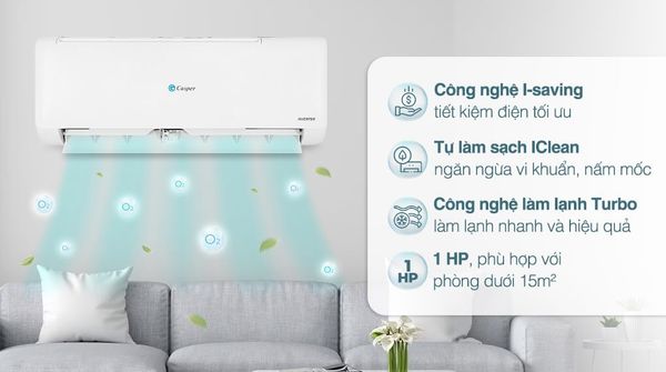 Một ưu điểm nổi bật của điều hòa Casper là độ ồn thấp