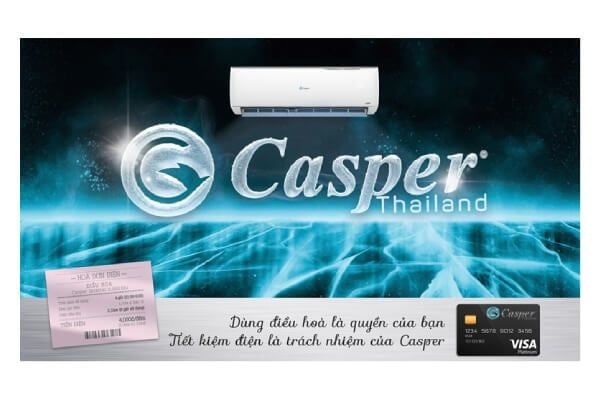 Điều hòa Casper 12000 BTU 1 chiều  inverter tiết kiệm điện