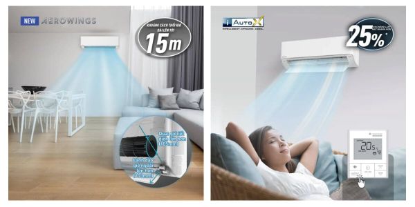 Hoạt động êm ái, bền bỉ Panasonic 18000BTU 1 chiều  inverter  U18BKH-8