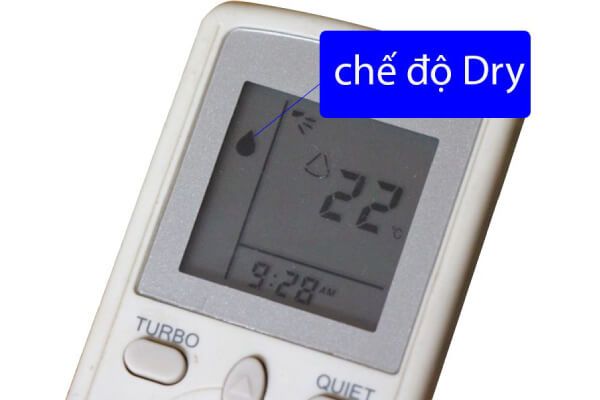 chế độ dry mode của điều hòa