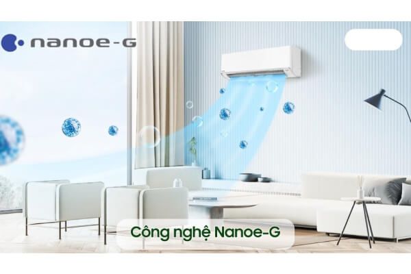 lợi ích của chức năng nanoe g trên điều hoà panasonic