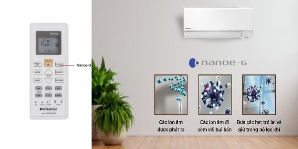 chức năng nanoe g trên điều hoà panasonic