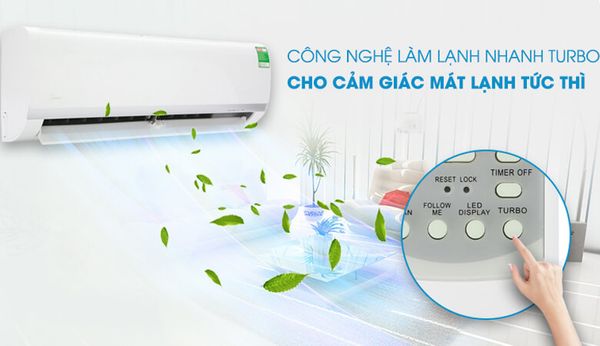 Điều hòa Midea Gas R32 hiện đại