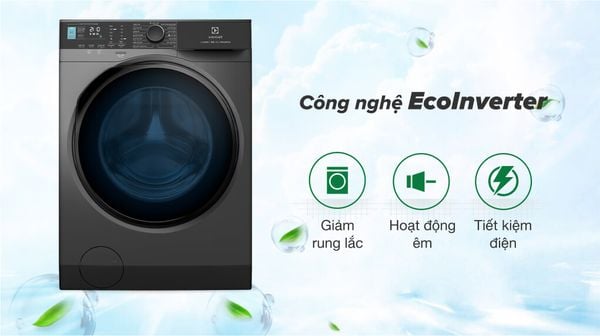 Máy giặt Electrolux inverter 10Kg Sensor wash EWF1042R7SB Sensor Wash - Động Cơ Thông Minh