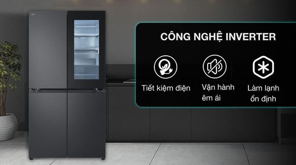 Nhờ các cải tiến vượt trội của LG LFB61BLGAI, người dùng có thể yên tâm rằng thực phẩm luôn tươi ngon.
