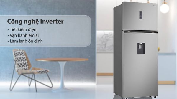 Kiểu dáng hai cánh của tủ lạnh LG LTD46SVMA phù hợp với các không gian bếp hiện đại và sang trọng.