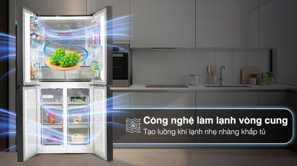 Tủ lạnh Hitachi HR4N7520DSWDXVN cũng có công nghệ làm lạnh thông minh EverFresh +