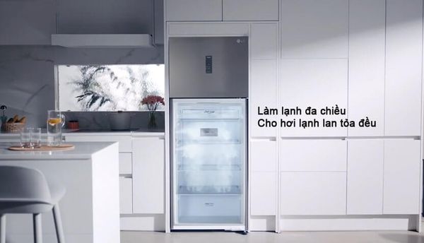 Tủ lạnh LG LTD46SVMA với kiểu dáng tinh tế và màu sắc hiện đại sẽ phù hợp với mọi không gian bếp