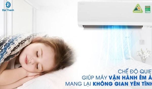 Công nghệ Quiet Mode giúp máy vận hành siêu êm