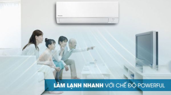 Điều hoà Panasonic 2 chiều inveter làm lạnh sâu hiện đại