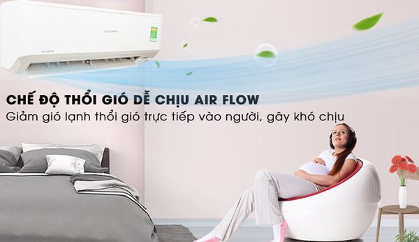 Thiết Kế Tiện Lợi và Thẩm Mỹ Điều hòa Mitsubishi Heavy inverter 24.000BTU 1 chiều SRK/SRC24YW-W5