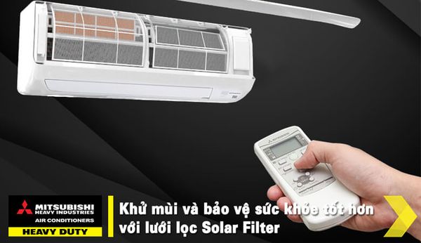 Sự An Toàn và Tin Cậy Điều hòa Mitsubishi Heavy inverter 24.000BTU 1 chiều SRK/SRC24YW-W5