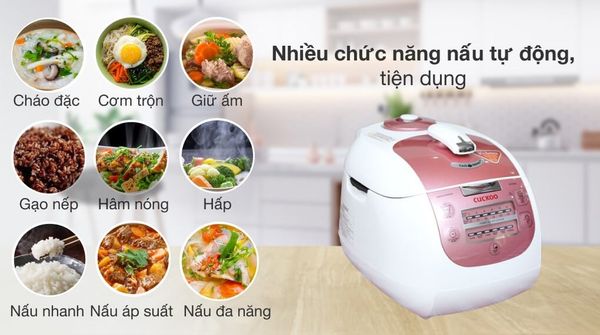 Nồi Cơm Điện Tử Cuckoo nấu cơm nhanh hiện đại