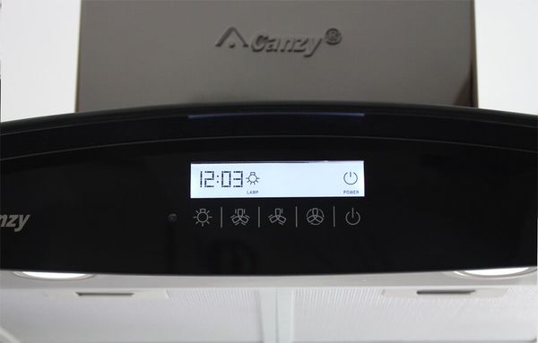 Máy hút mùi Canzy CZ 607 mang đến vẻ ngoài sang trọng và đẳng cấp với bề mặt inox không gỉ và kính cường lực cao cấp