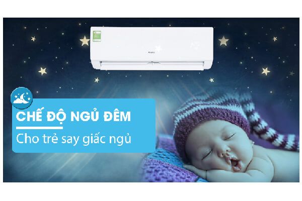 Điều hòa Gree 24.000BTU 1 chiều BD24CN chế độ ngủ yên tĩnh