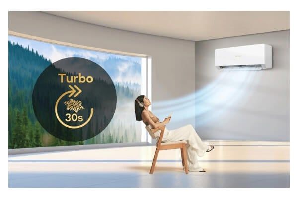 Điều hoà Casper 9000 BTU 1 chiều Inverter XC-09IU38 công nghê turbo
