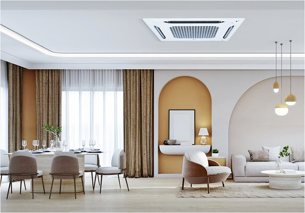 Công suất 21.000 BTU của Daikin FCQ60KAVEA/RQ60MAY1 nổi bật với thiết kế hiện đại, phù hợp với các không gian sang trọng.